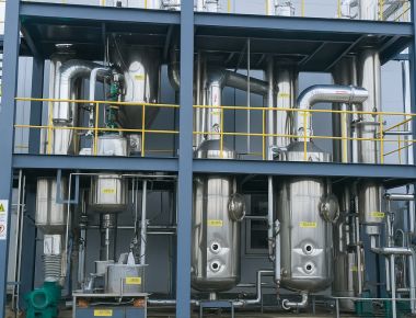 System parowania ścieków Mvr Multi Effect Falling Thin Automatic Film 1600lph