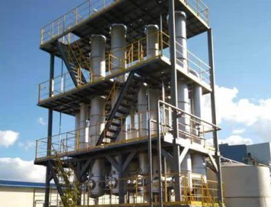 System parowania ścieków Mvr Multi Effect Falling Thin Automatic Film 1600lph