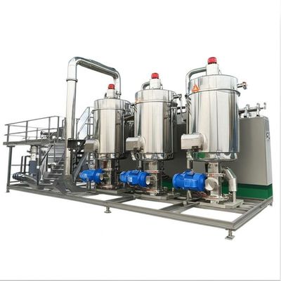 Nieprzerwany 380v 50hz MVR Wyparnik trzyefektywny koncentracja spadającej folii