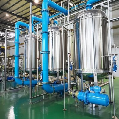 Instalacja parownika mechanicznej rekompresji oparów MVR