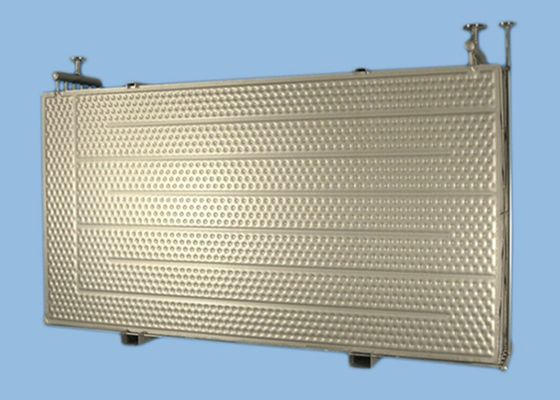 0.3-1.2mm Niestandardowy wygięty poduszkę Dimple Plate wymiennik ciepła