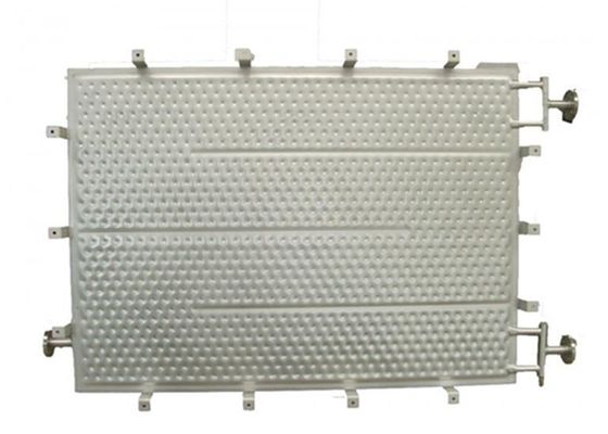 0.3-1.2mm Niestandardowy wygięty poduszkę Dimple Plate wymiennik ciepła