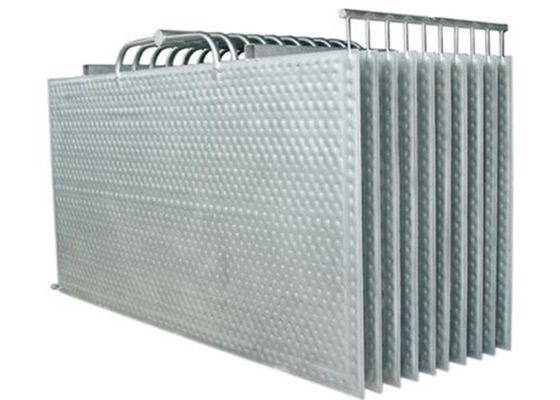 Wysokowydajny płytowy wymiennik ciepła o wymiarach 12 x 2 m z wytłoczoną płytą poduszkową